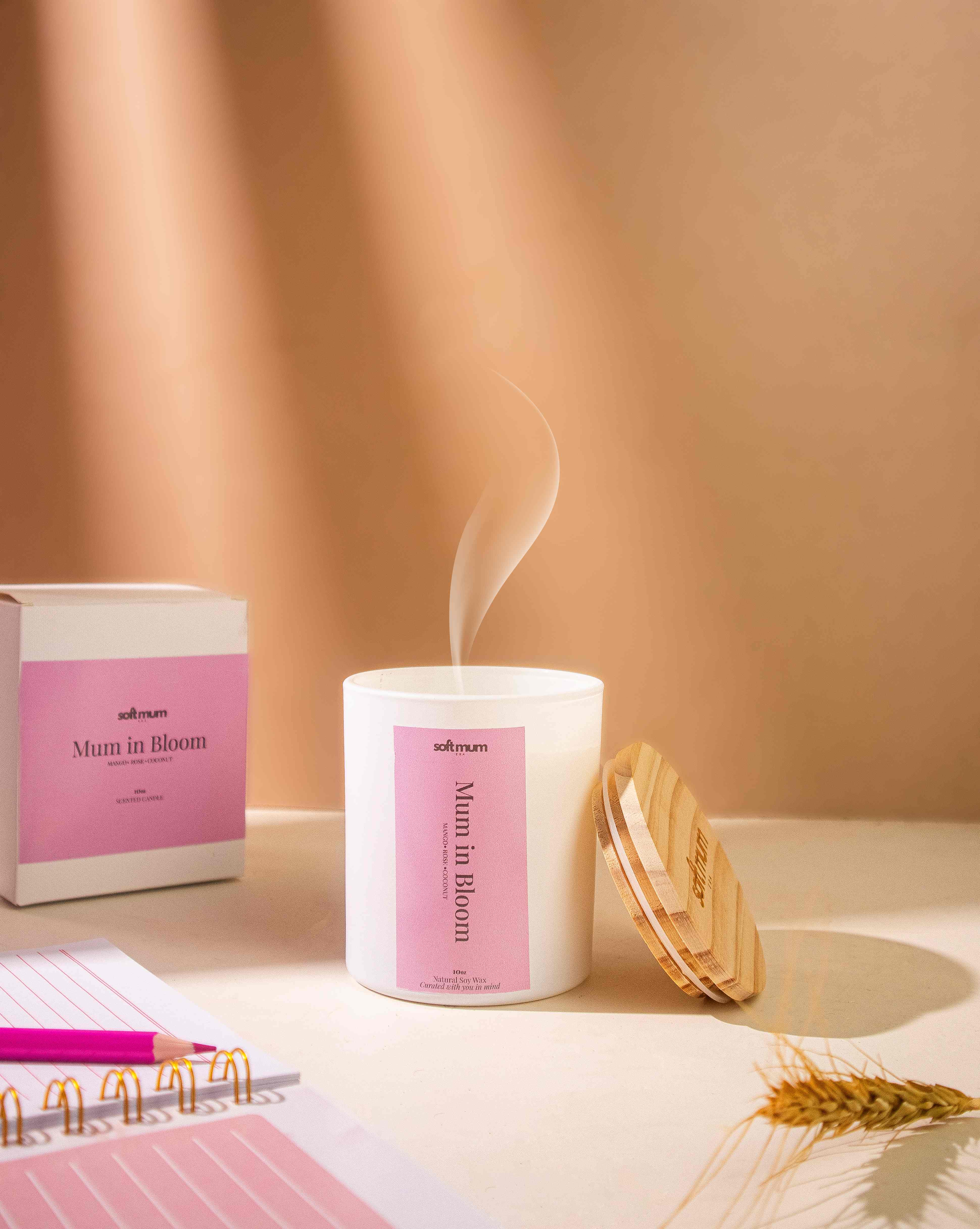 Mum in Bloom Candle